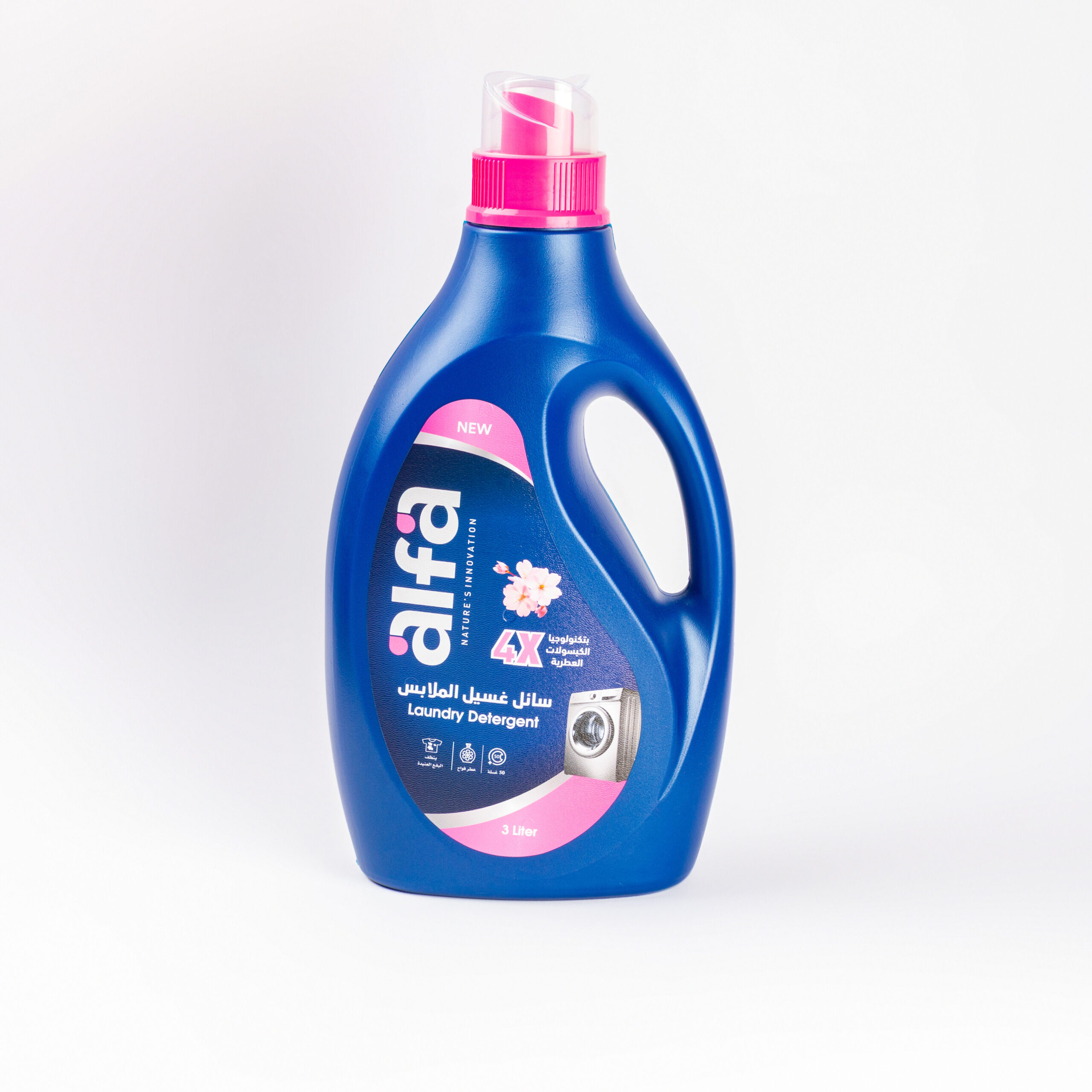 Alfa Liquid Laundry Detergent-Pink